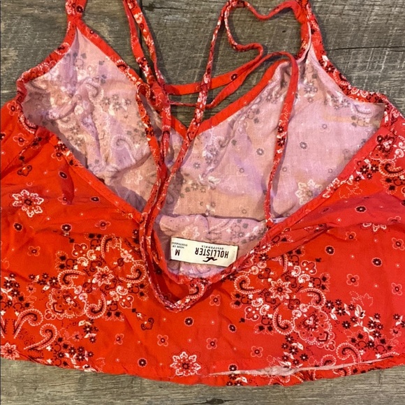 Hollister Orange Sleeveless Crop Camisole - Picture 5 of 5